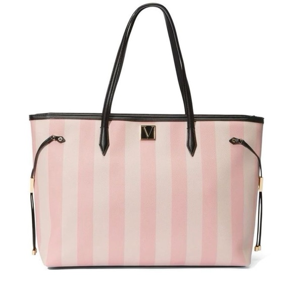 Victoria's Secret Handbags - Victoria secret Iconic Stripe Tote bag [READ DESCRIPTION]